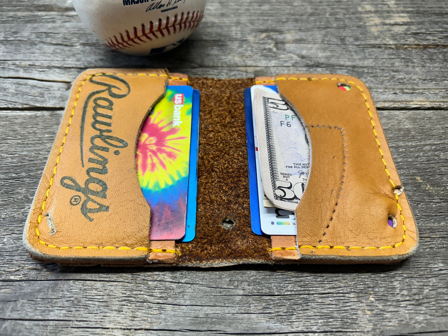 Vintage Rawlings Baseball Glove Wallet!