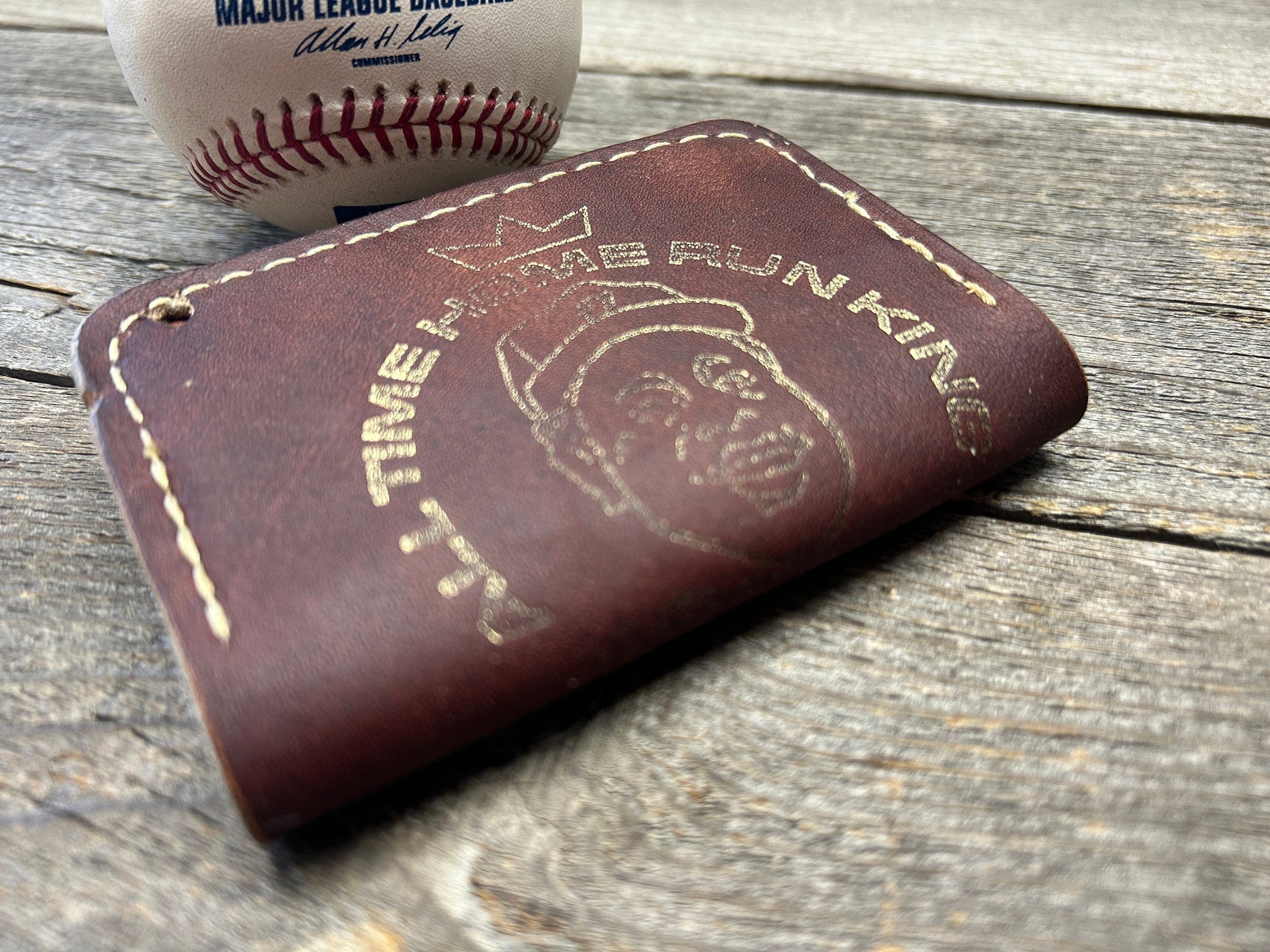 Vintage MacGregor Hank Aaron Baseball Glove Wallet!