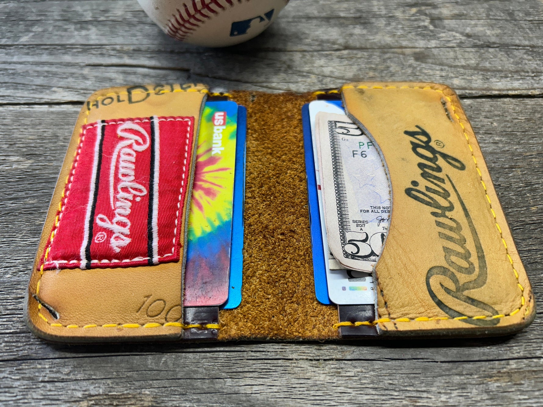 Vintage Rawlings Baseball Glove Wallet!