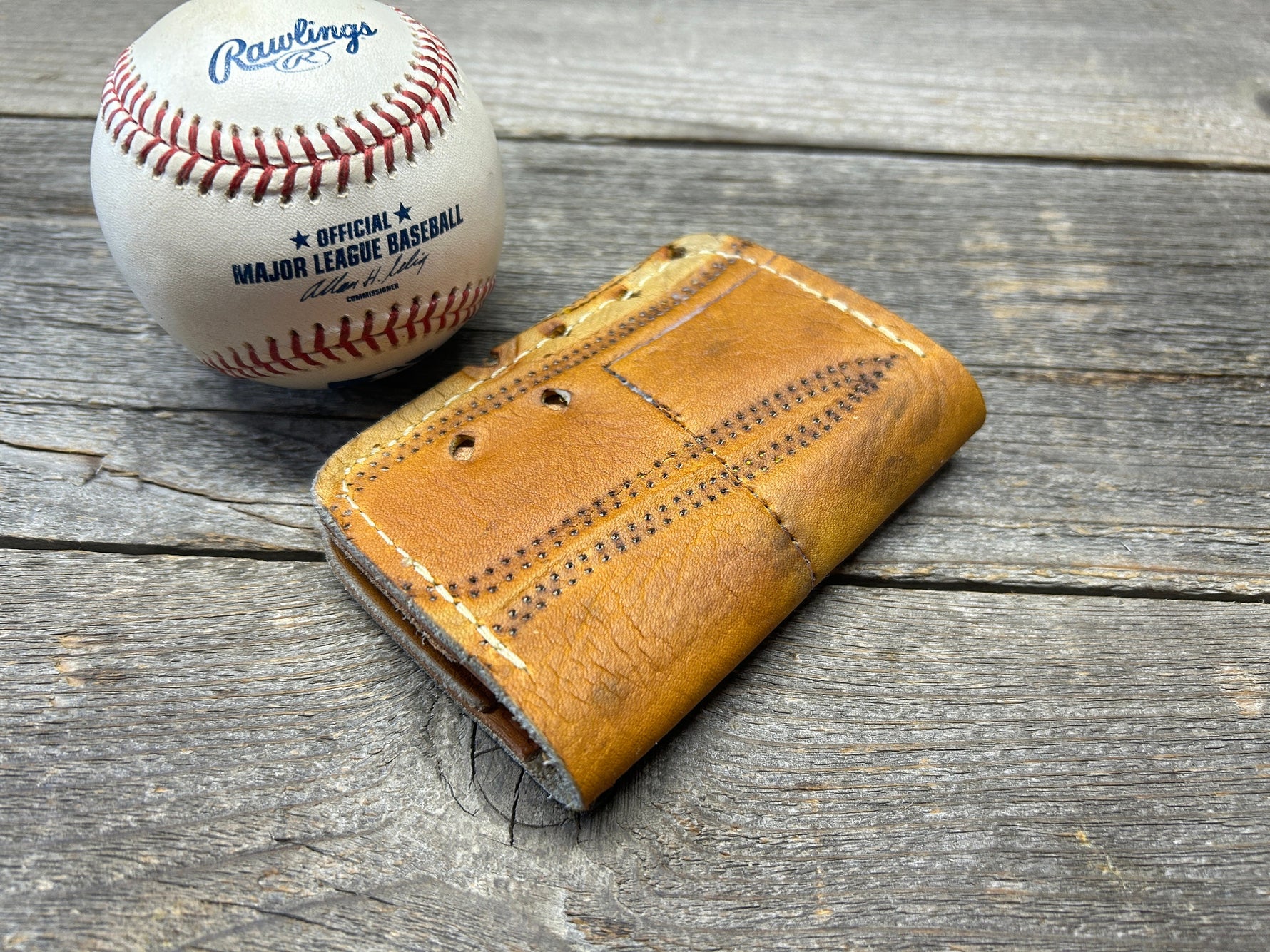 Vintage Baseball Glove Wallet!