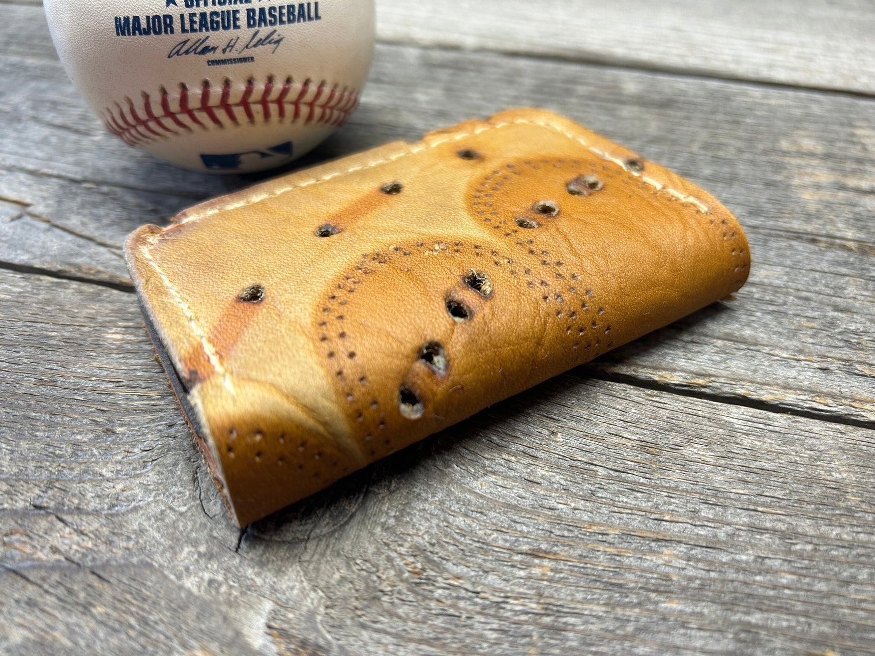 Vintage Baseball Glove Wallet!