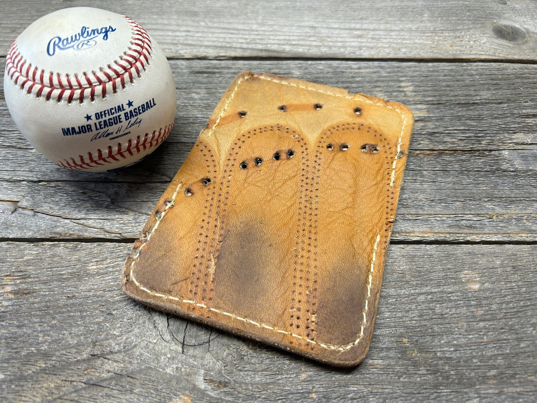 Vintage Baseball Glove Wallet!