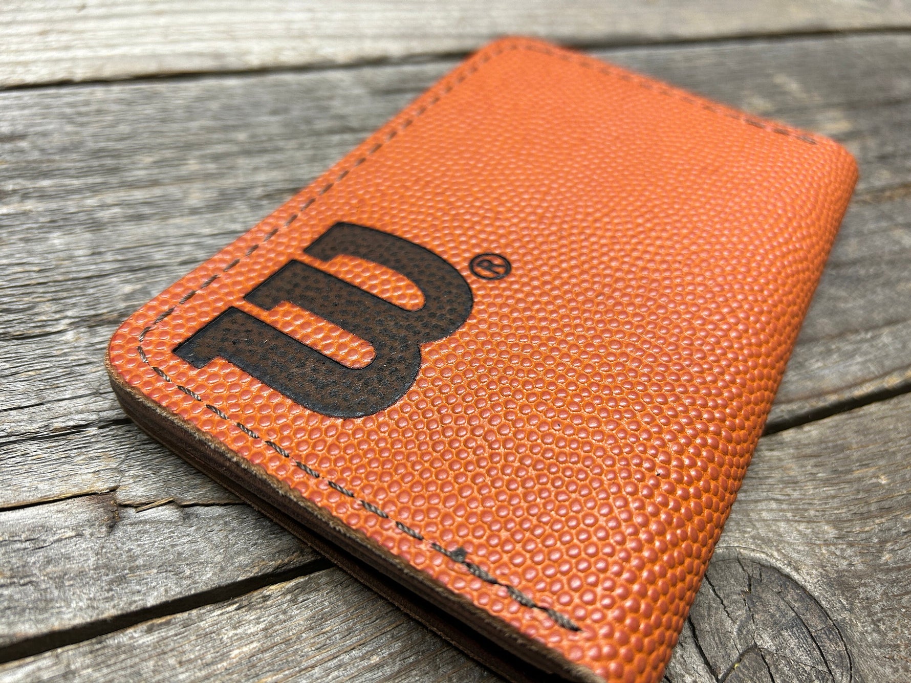 Horween (Wilson NBA Basketball) Leather Passport Cover!