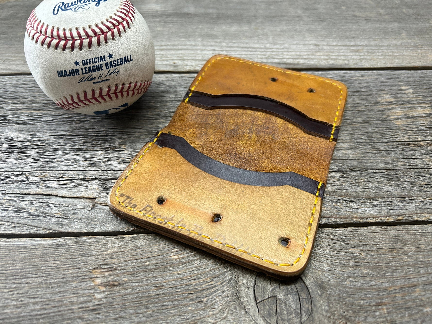 Vintage Rawlings Made in the USA Brooks Robinson Baseball Glove Wallet!