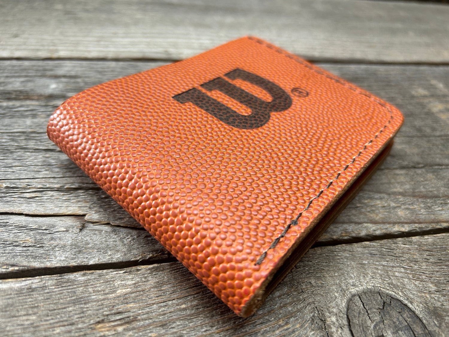 Horween (Wilson NBA Leather) Bifold Wallet!!