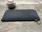 Wilson Horween X Baseball Leather Money Bag w/zipper - The Clubbie!!
