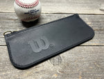 Wilson Horween X Baseball Leather Money Bag w/zipper - The Clubbie!!