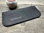 Wilson Horween X Baseball Leather Money Bag w/zipper - The Clubbie!!