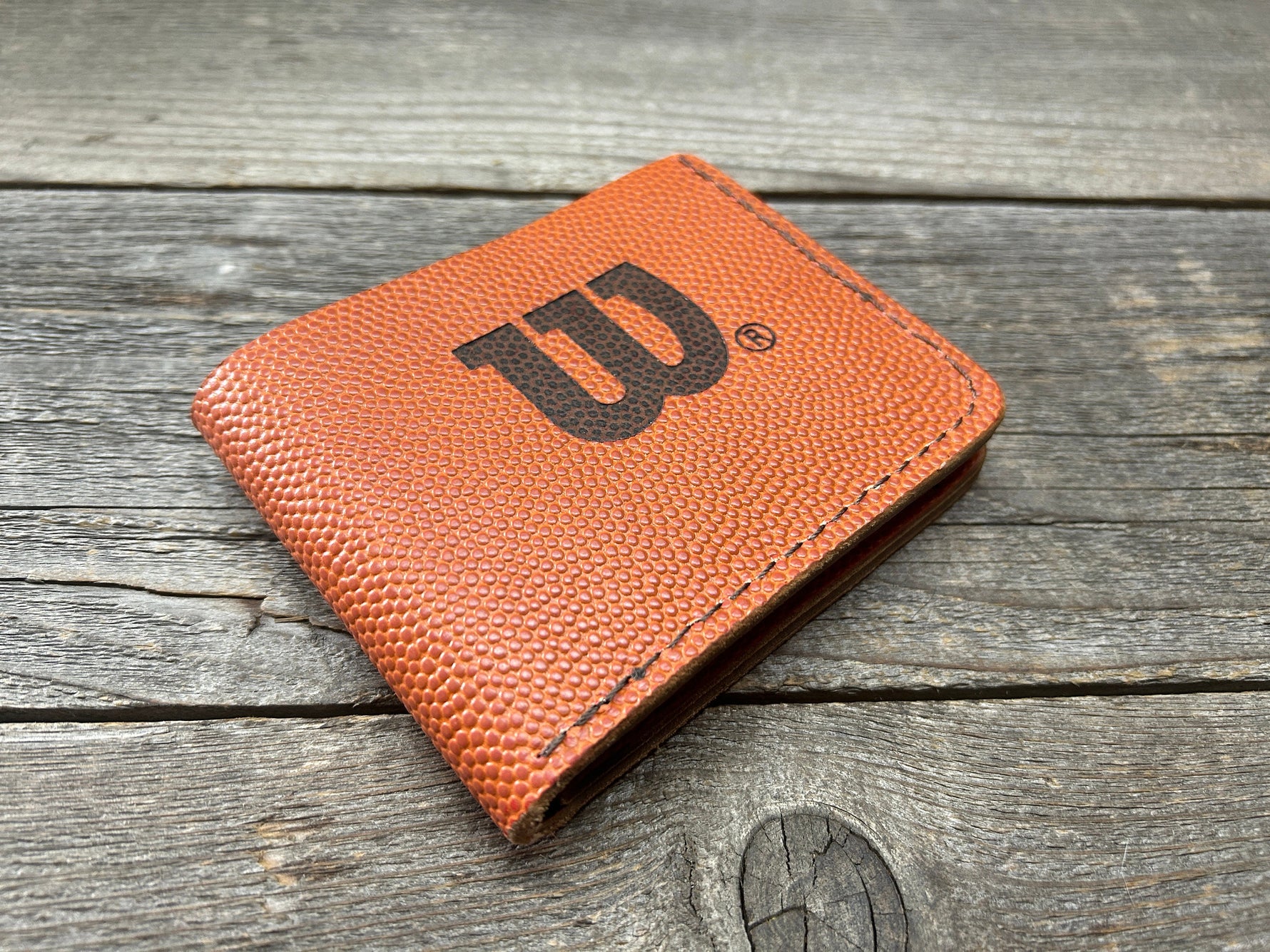 Horween (Wilson NBA Leather) Bifold Wallet!!