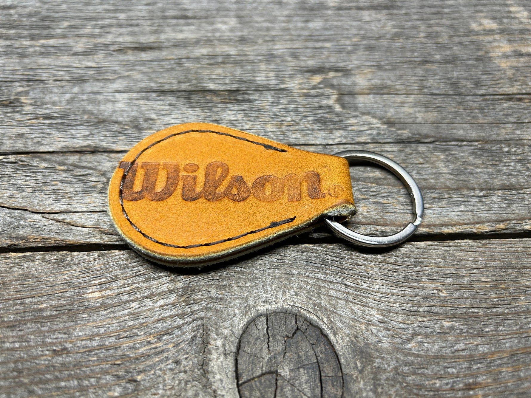 New Item! Wilson Horween Baseball Glove Key Chain!