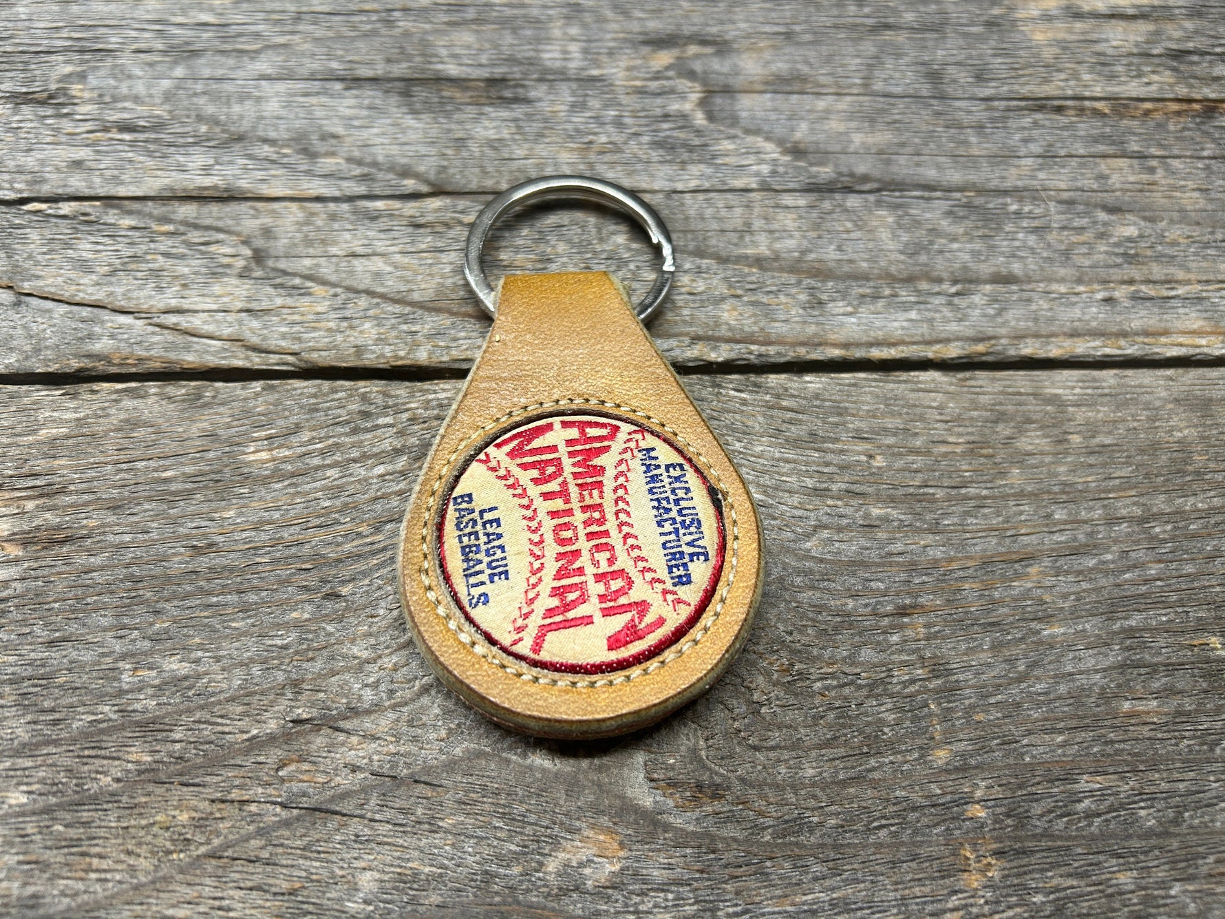 Vintage Spalding American / National League Baseball Glove Key Chain!