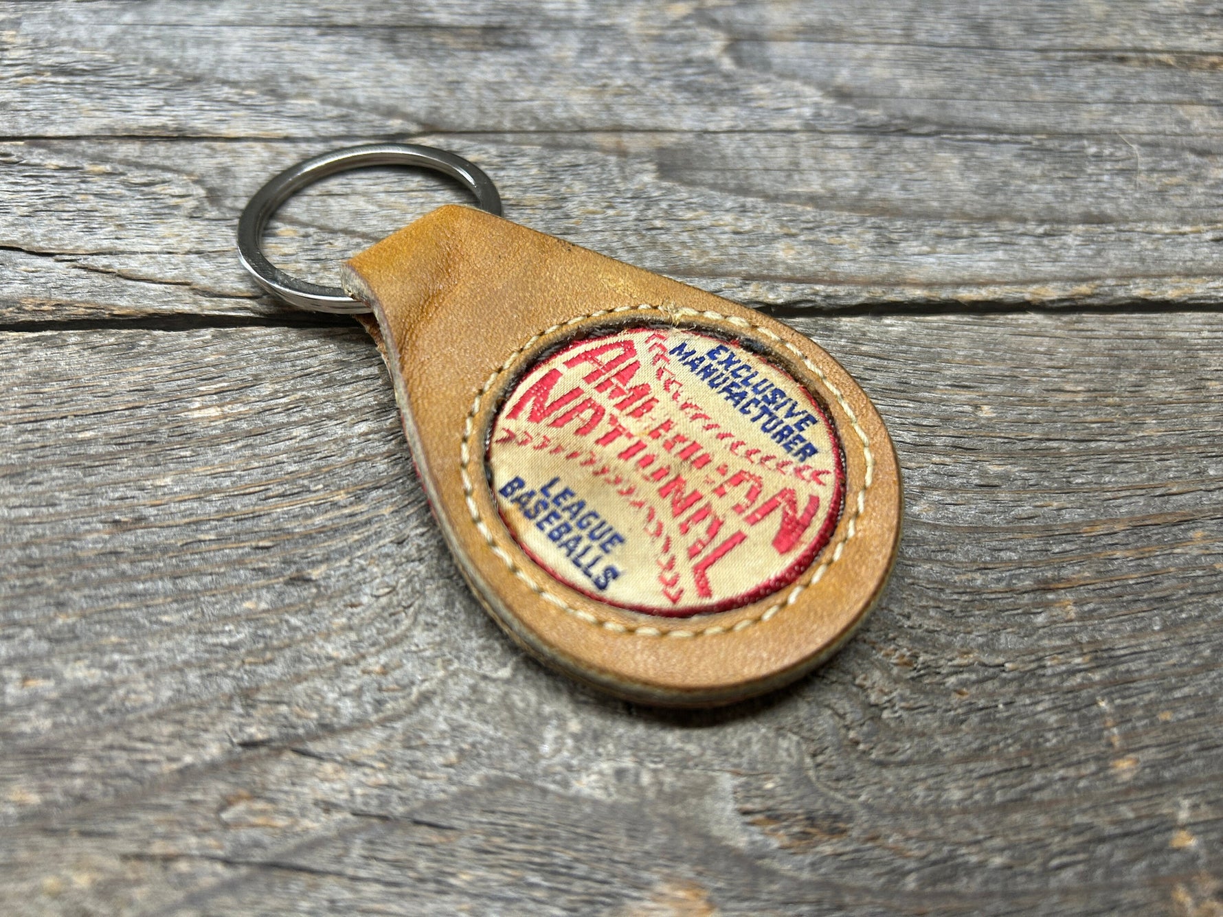 Vintage Spalding American / National League Baseball Glove Key Chain!