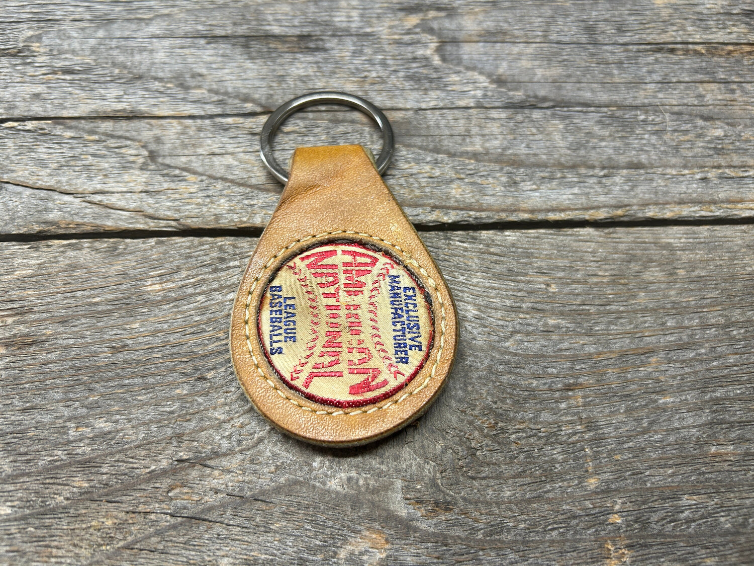 Vintage Spalding American / National League Baseball Glove Key Chain!