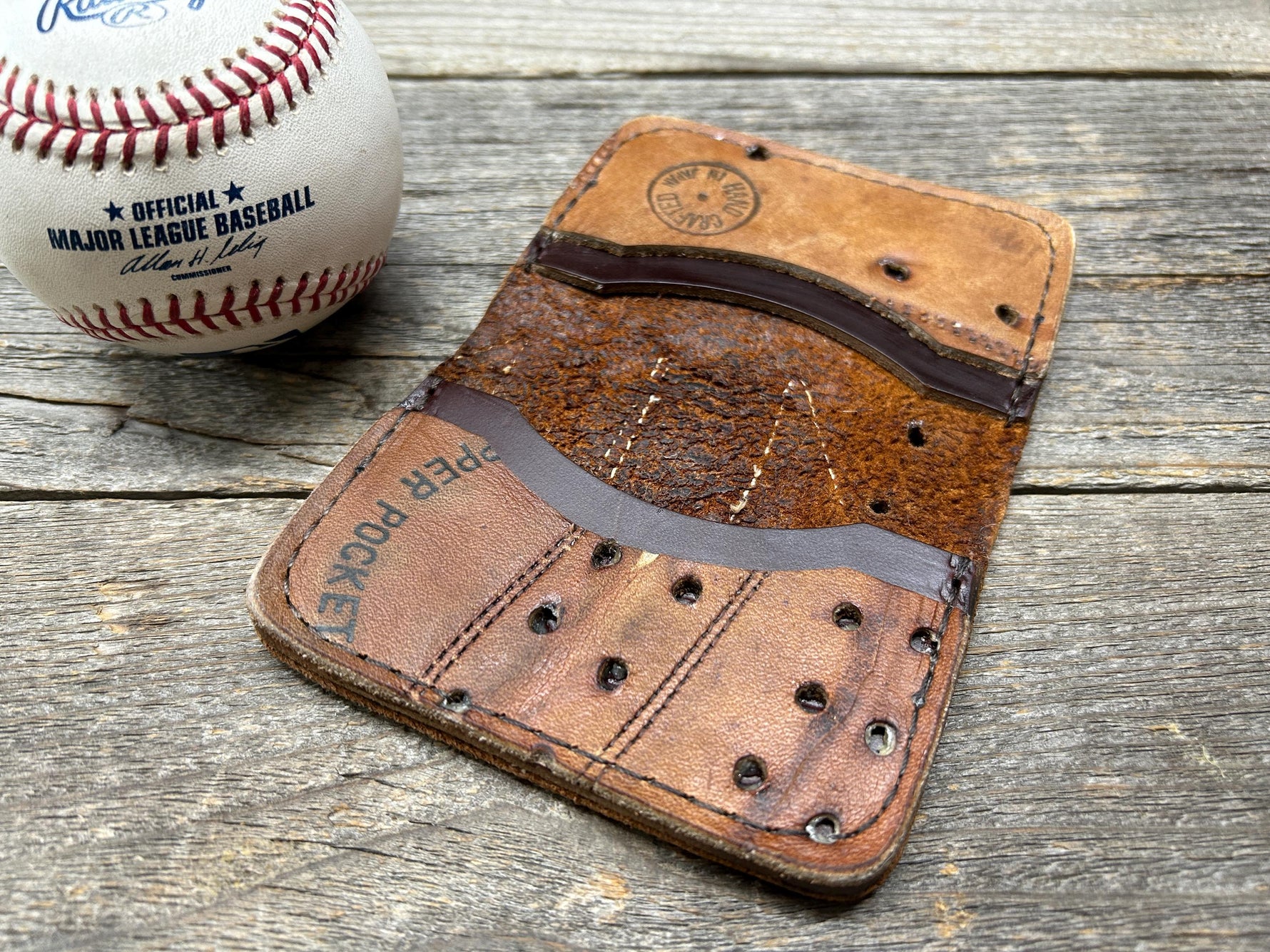 Vintage Baseball Glove Wallet!