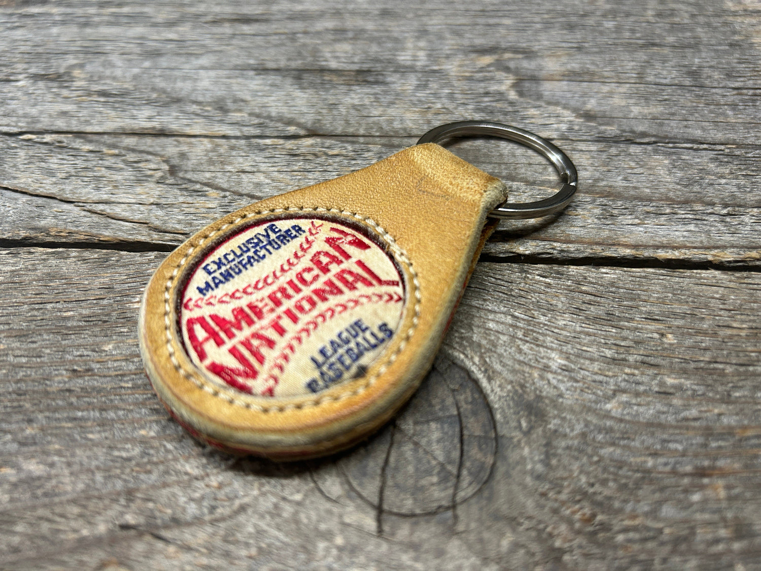 Vintage Spalding American / National League Baseball Glove Key Chain!