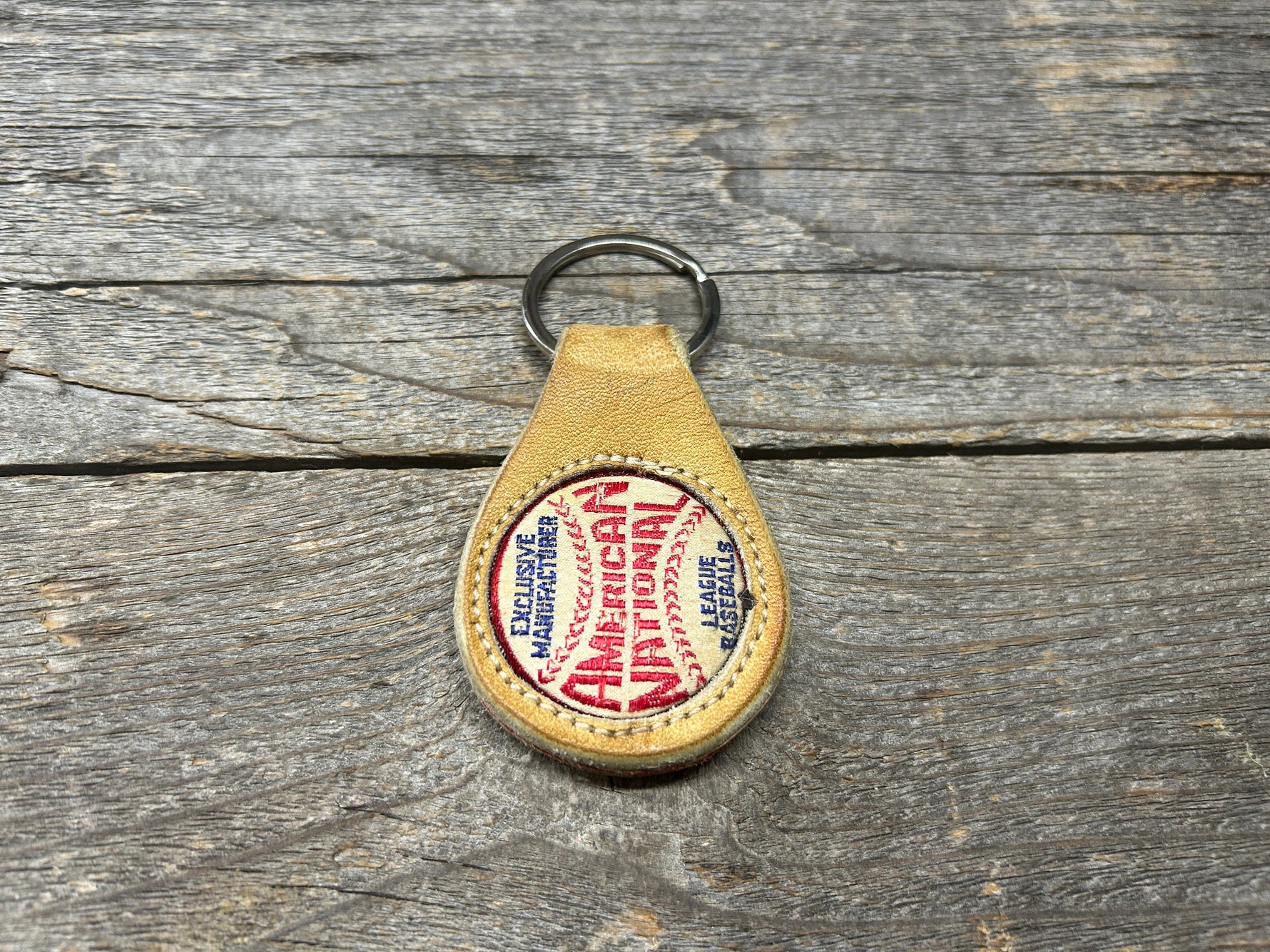 Vintage Spalding American / National League Baseball Glove Key Chain!