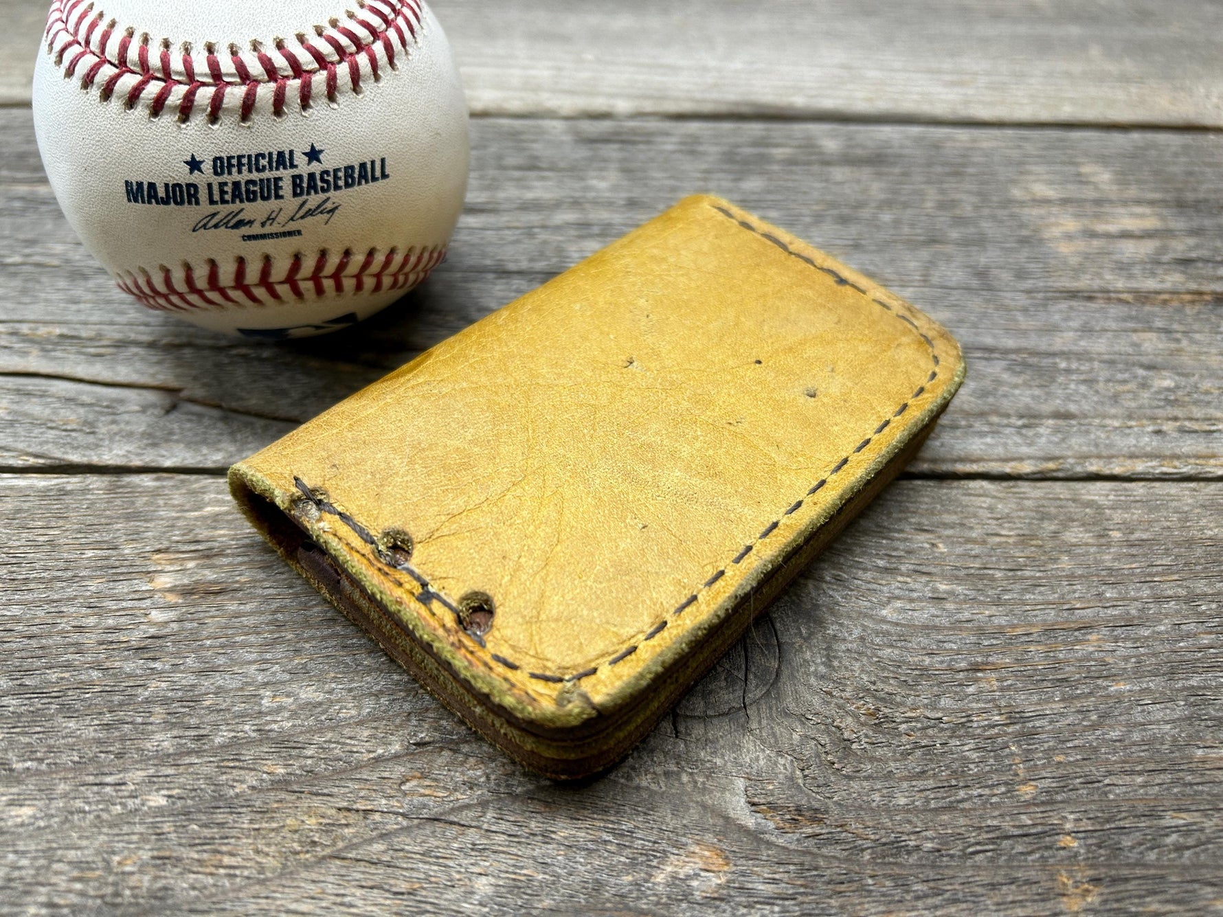 Vintage Baseball Glove Wallet!