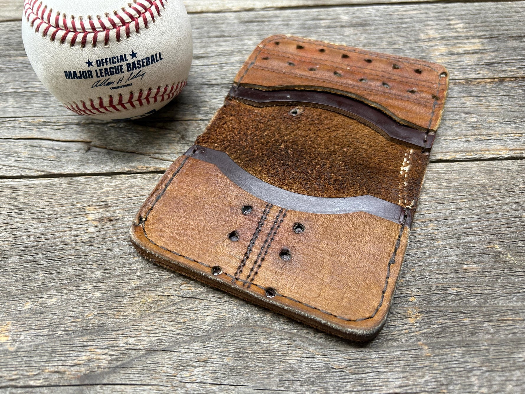 Vintage Baseball Glove Wallet!