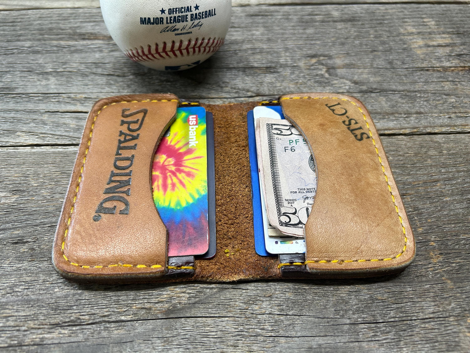 Vintage Spalding Baseball Glove Wallet!