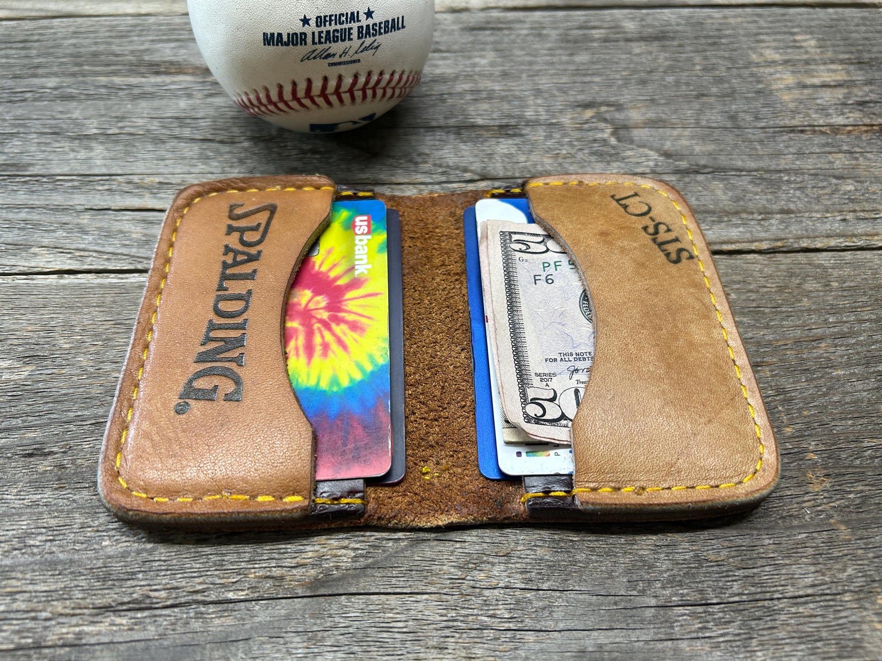 Vintage Spalding Baseball Glove Wallet!