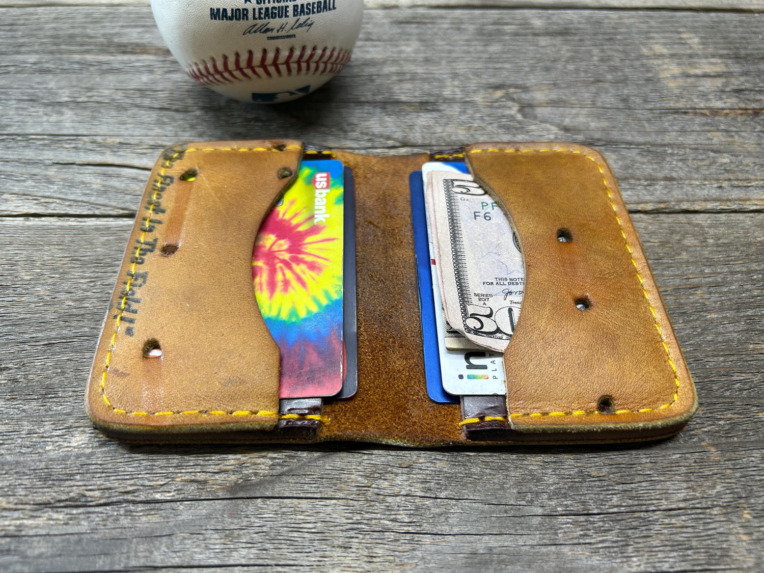 Vintage Rawlings Made in the USA Brooks Robinson Baseball Glove Wallet!