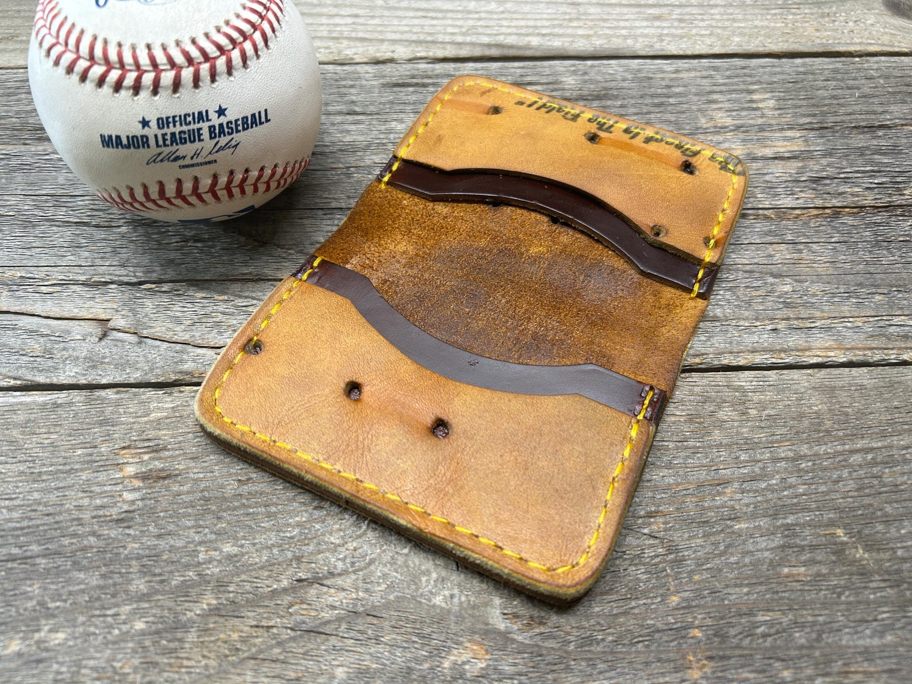 Vintage Rawlings Made in the USA Brooks Robinson Baseball Glove Wallet!