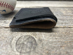 New Style! Black Rawlings Heart of the Hide Horween Top Loading Baseball Glove Wallet with Hidden 3rd Pocket!!