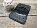 Limited Stock!! Rawlings Heart of the Hide Horween Baseball Glove Wallet!! All Black Leather!