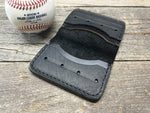 Limited Stock!! Rawlings Heart of the Hide Horween Baseball Glove Wallet!! All Black Leather!