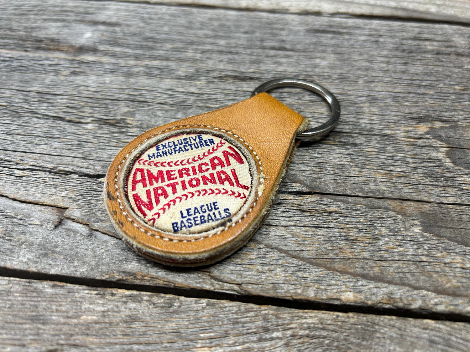 Vintage Spalding American / National League Baseball Glove Key Chain!