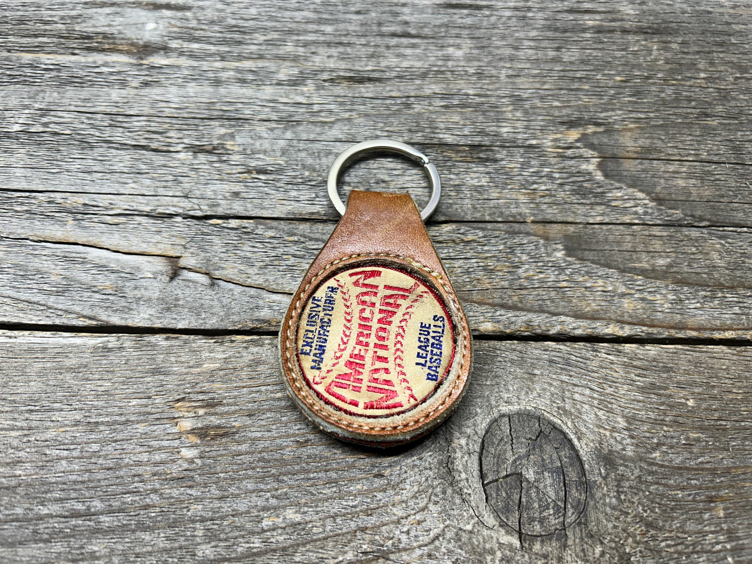 Vintage Spalding American / National League Baseball Glove Key Chain!