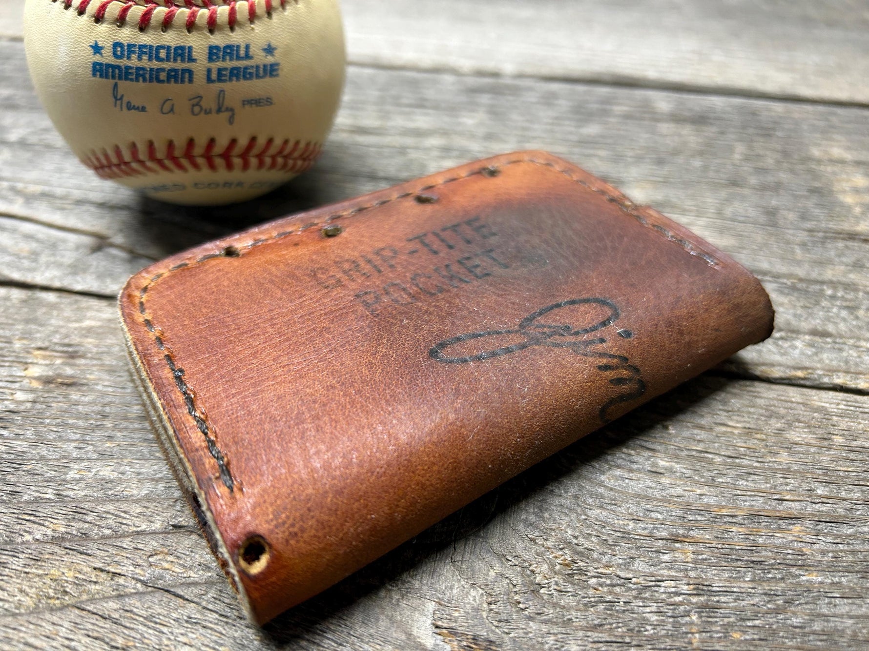 Vintage Wilson Jim Rice Baseball Glove Wallet!