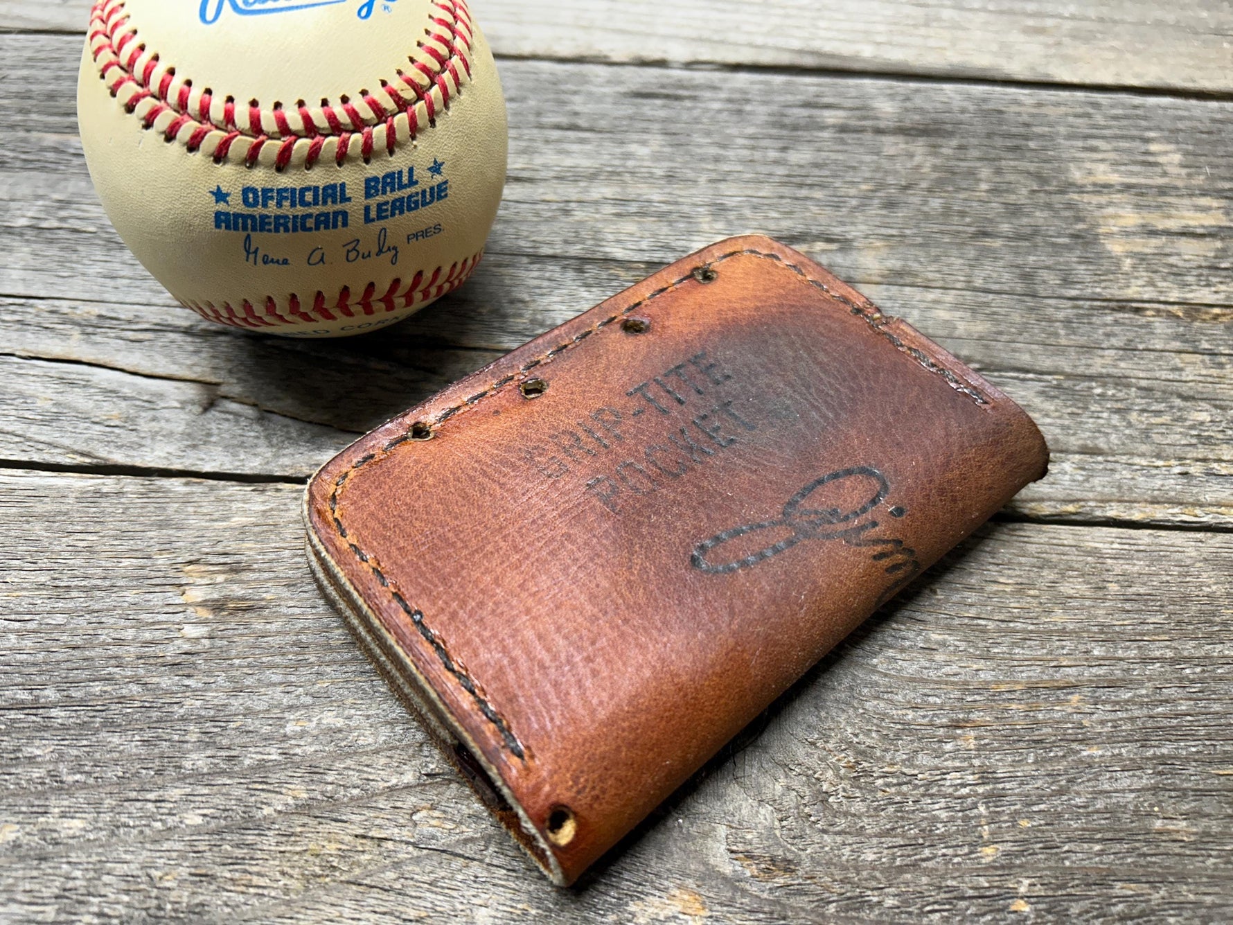 Vintage Wilson Jim Rice Baseball Glove Wallet!