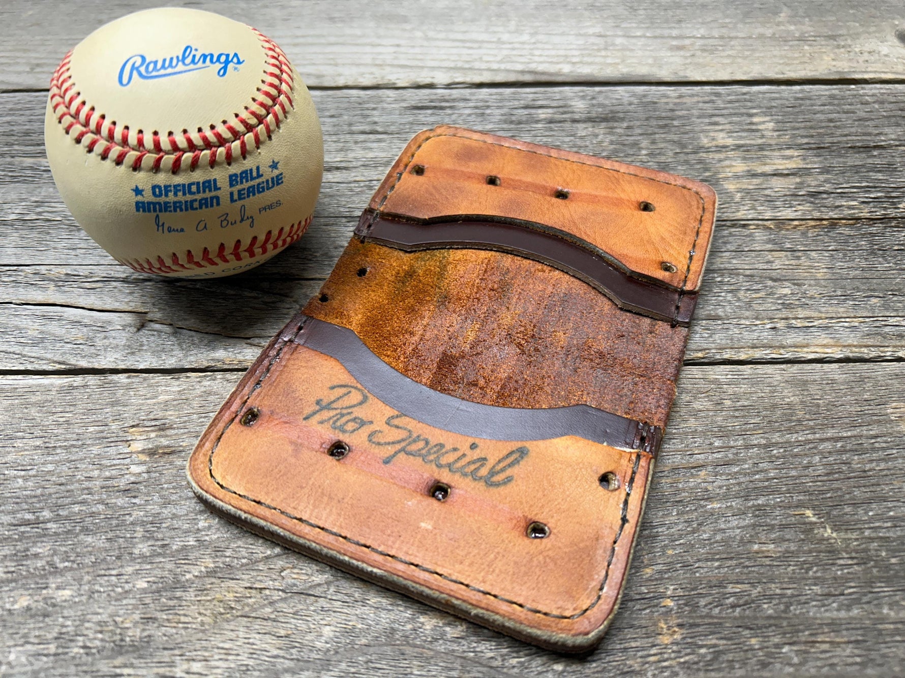 Vintage Wilson Jim Rice Baseball Glove Wallet!