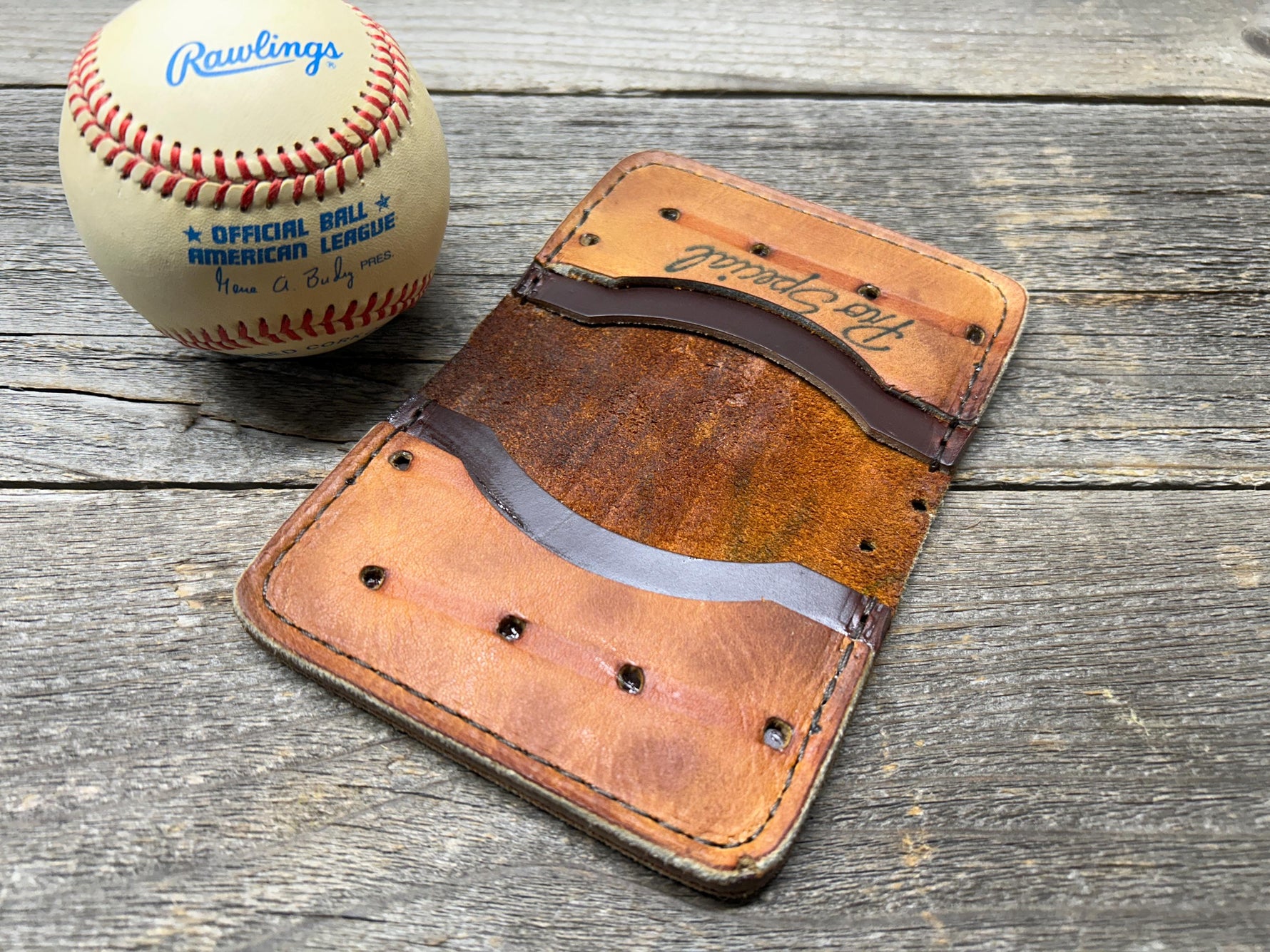 Vintage Wilson Jim Rice Baseball Glove Wallet!