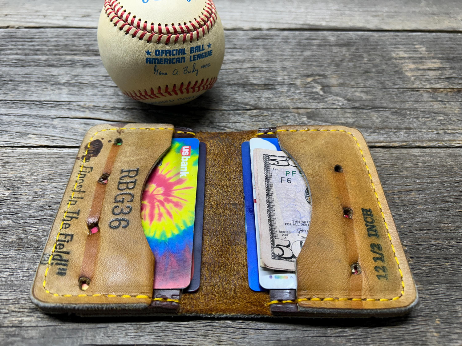 Vintage Rawlings Ken Griffey Jr Baseball Glove Wallet!