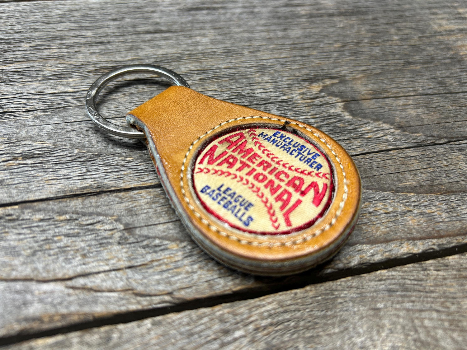 Vintage Spalding American / National League Baseball Glove Key Chain!