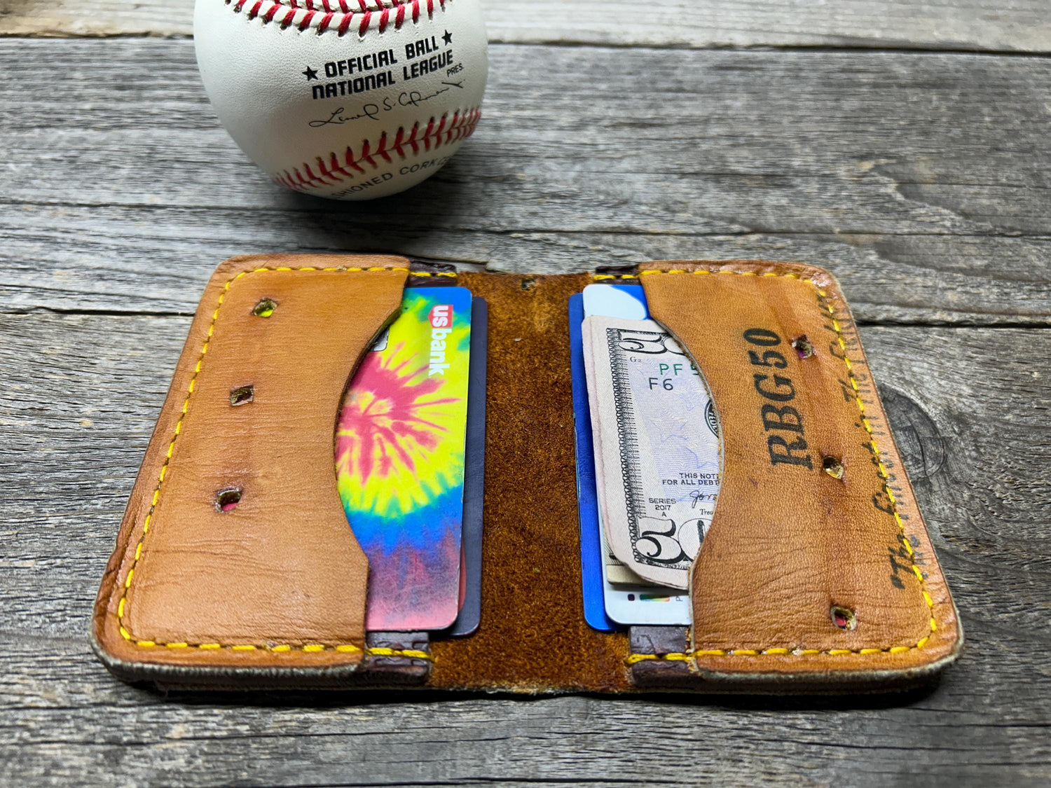 Vintage Rawlings Ozzie Smith Baseball Glove Wallet!