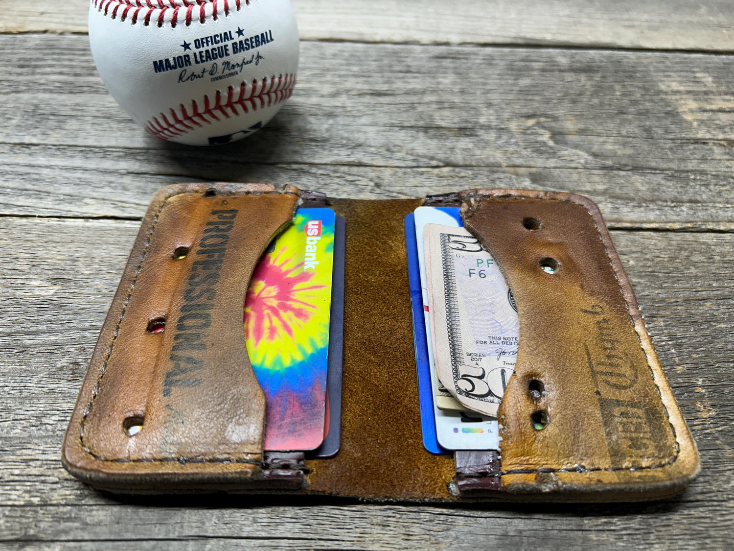 Vintage Franklin "Professional" Baseball Glove Wallet!