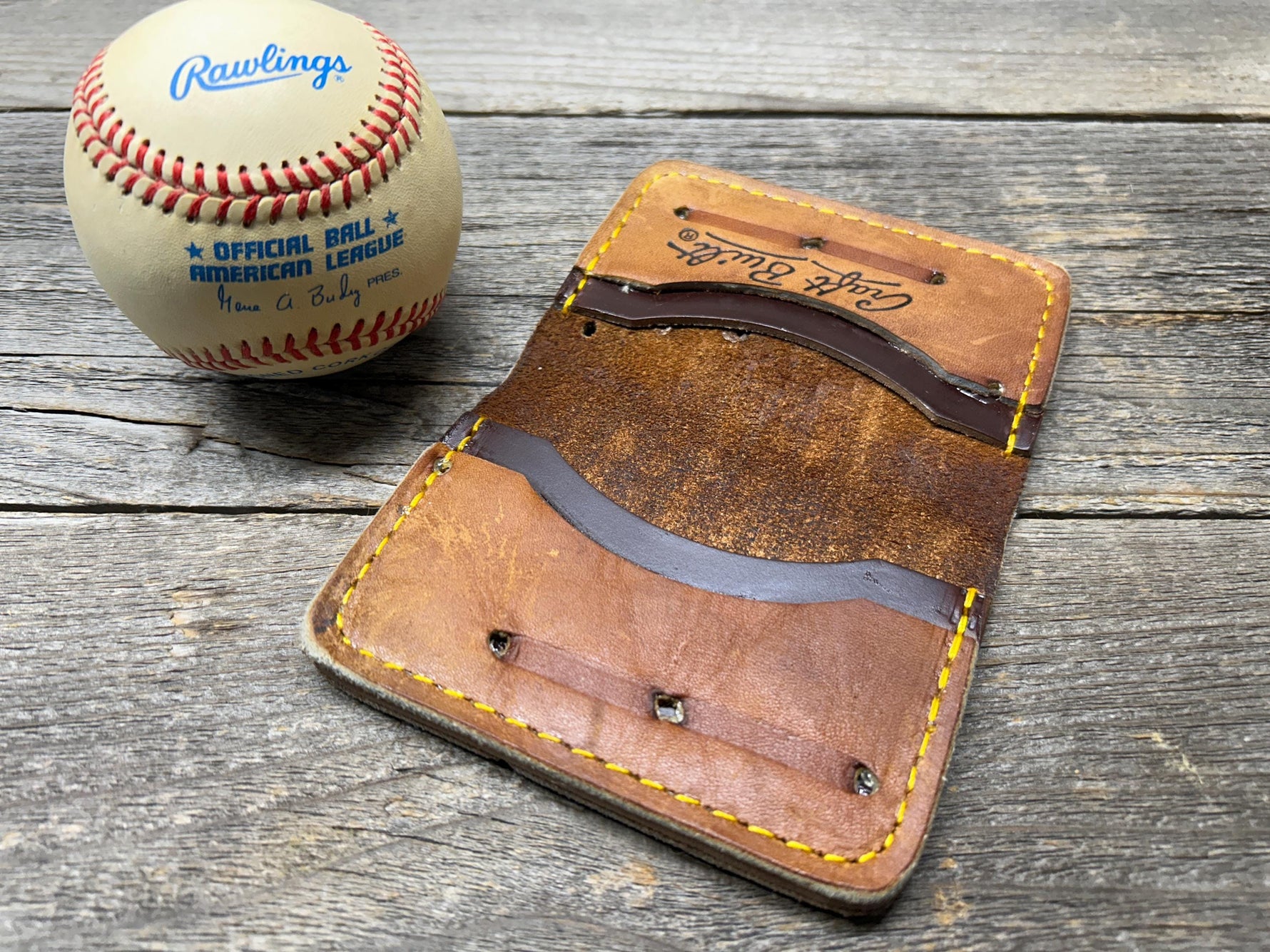 Vintage Wilson Paul Blair Baseball Glove Wallet!