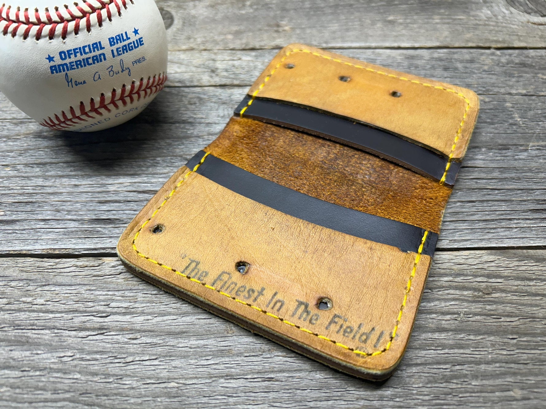 Vintage Rawlings Made in the USA Brooks Robinson Baseball Glove Wallet!