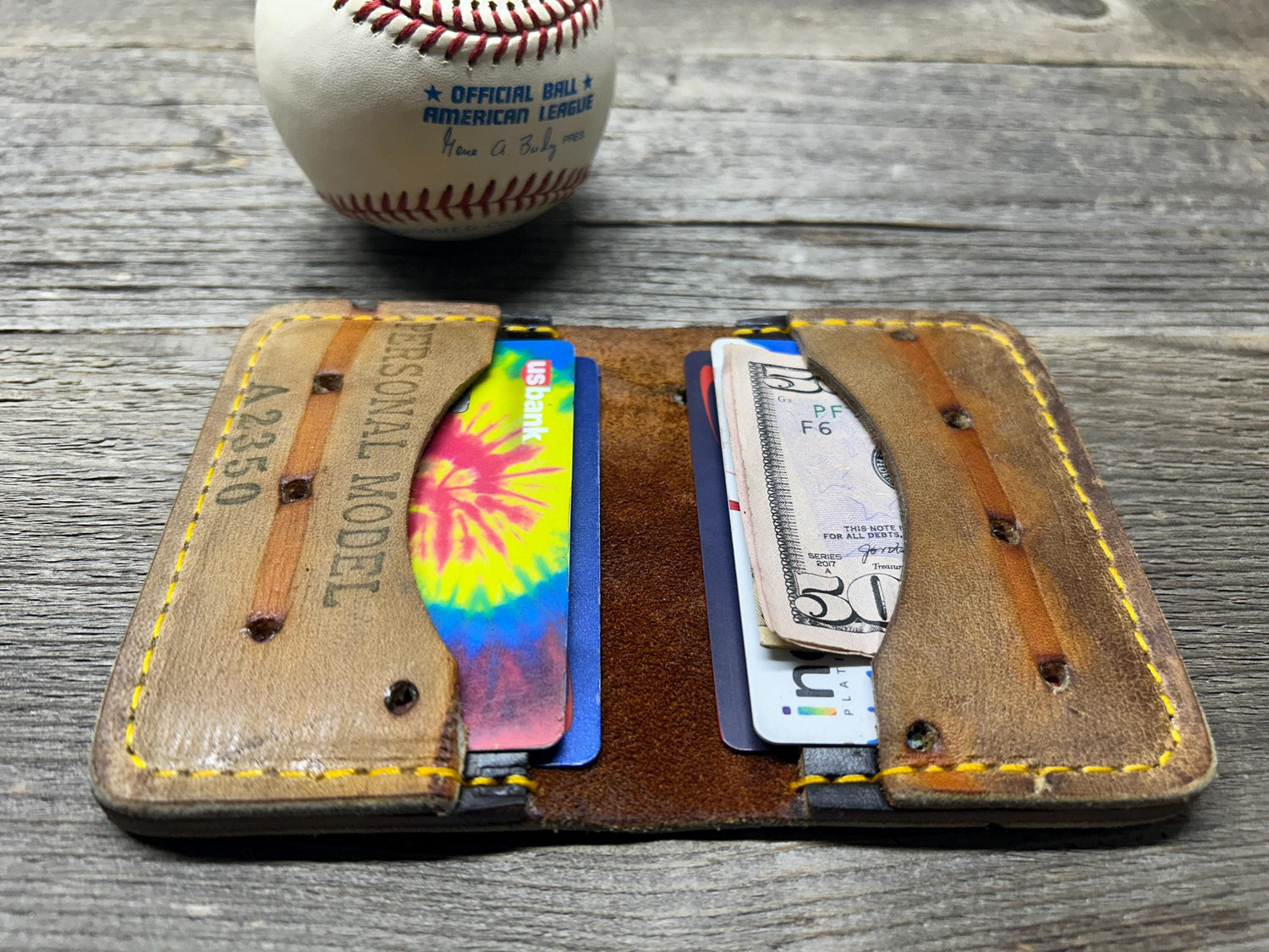 Vintage Wilson George Brett "MVP" Baseball Glove Wallet!