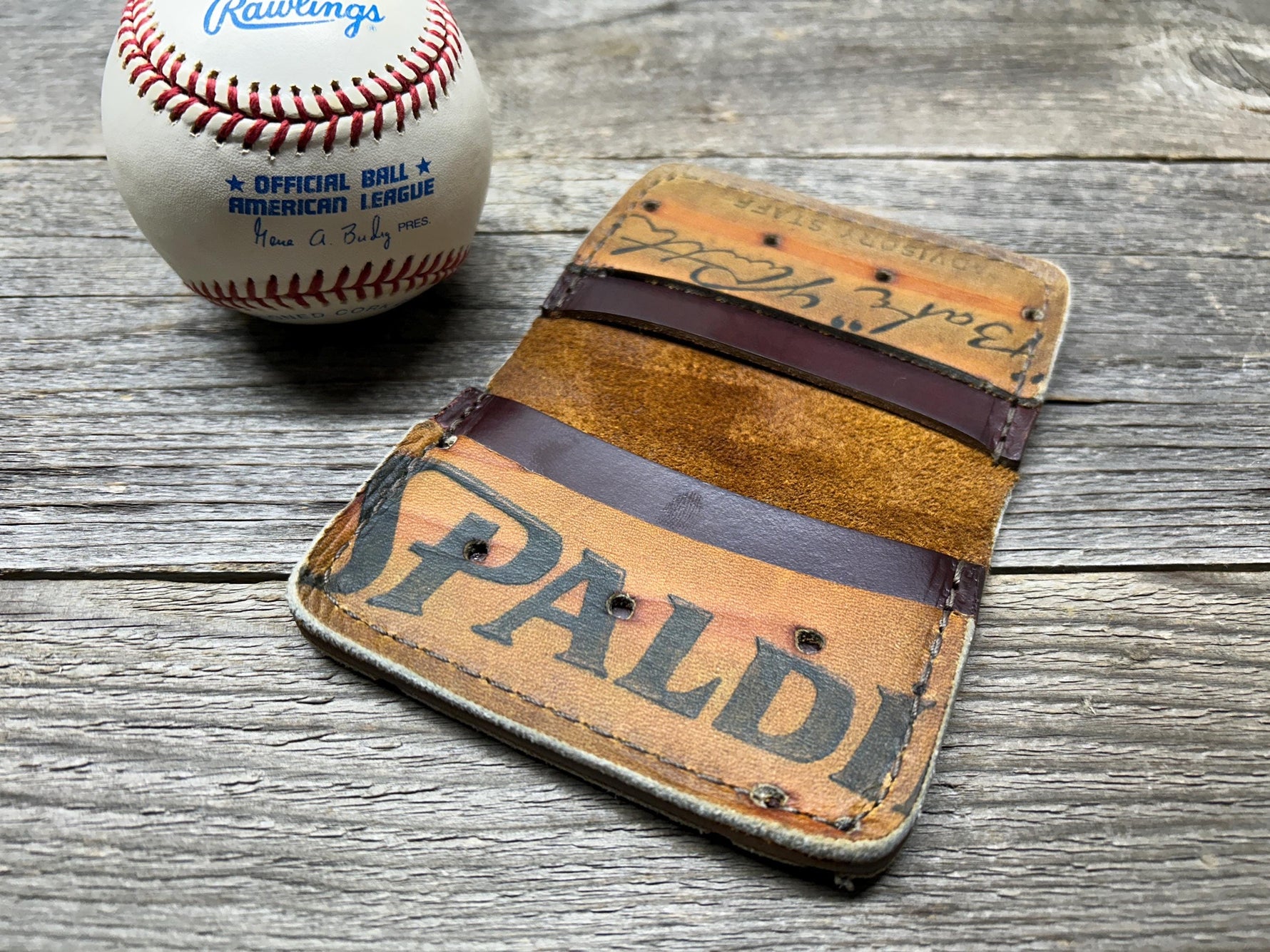 Vintage Spalding Babe Ruth Baseball Glove Wallet!!