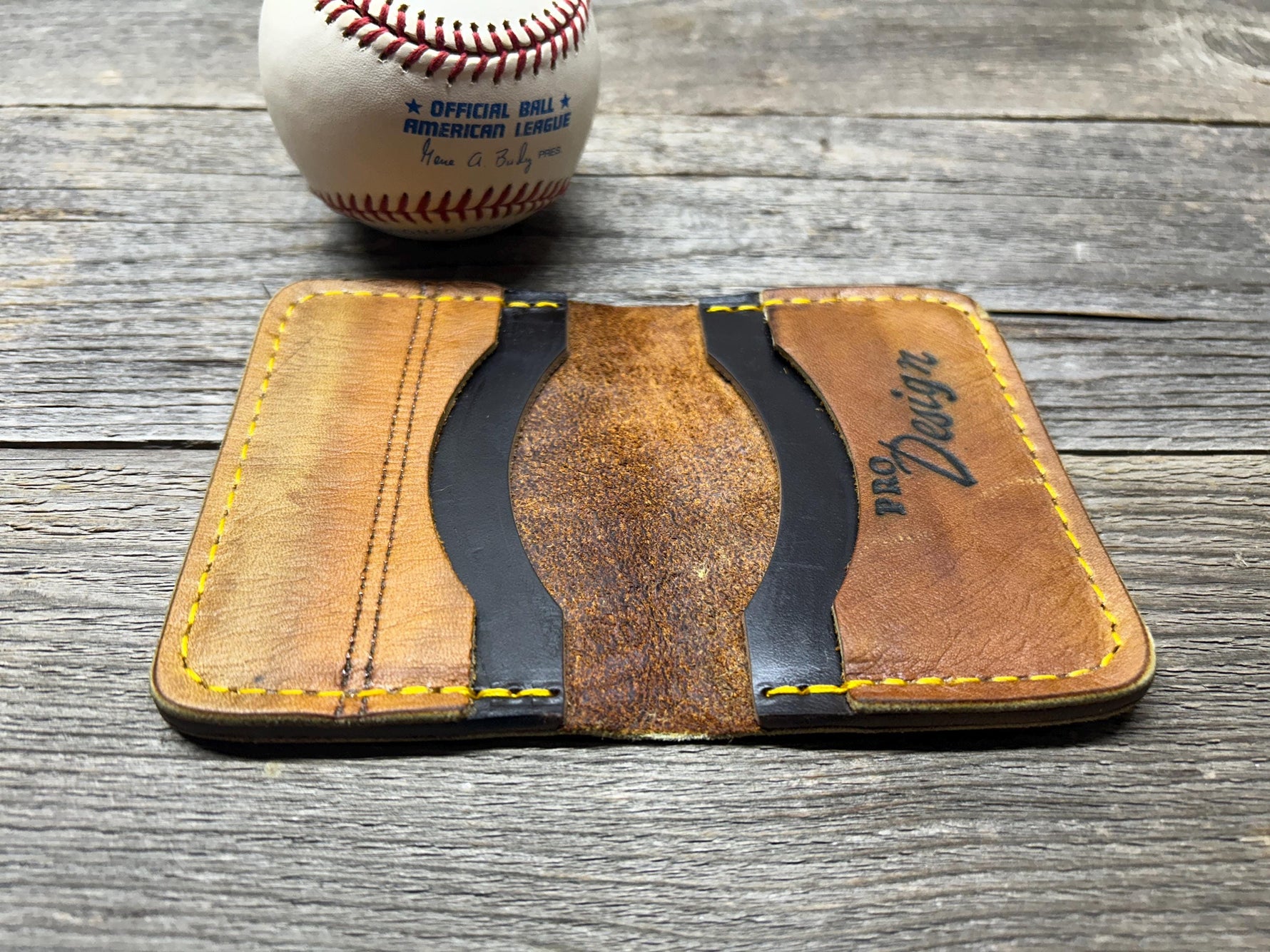 Vintage Rawlings Mickey Mantle "Made in the USA" Baseball Glove Wallet!!