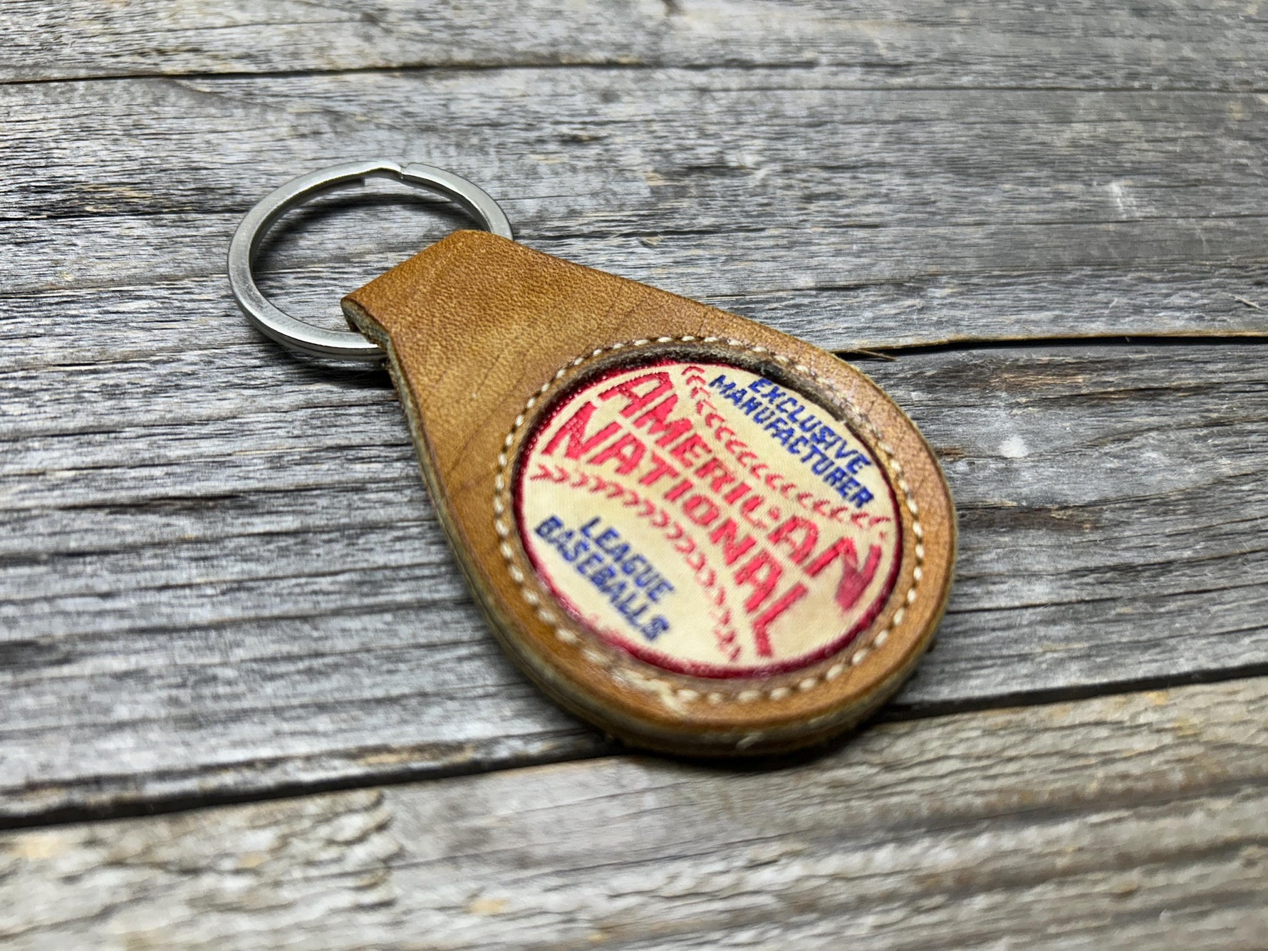 Vintage Spalding American / National League Baseball Glove Key Chain!