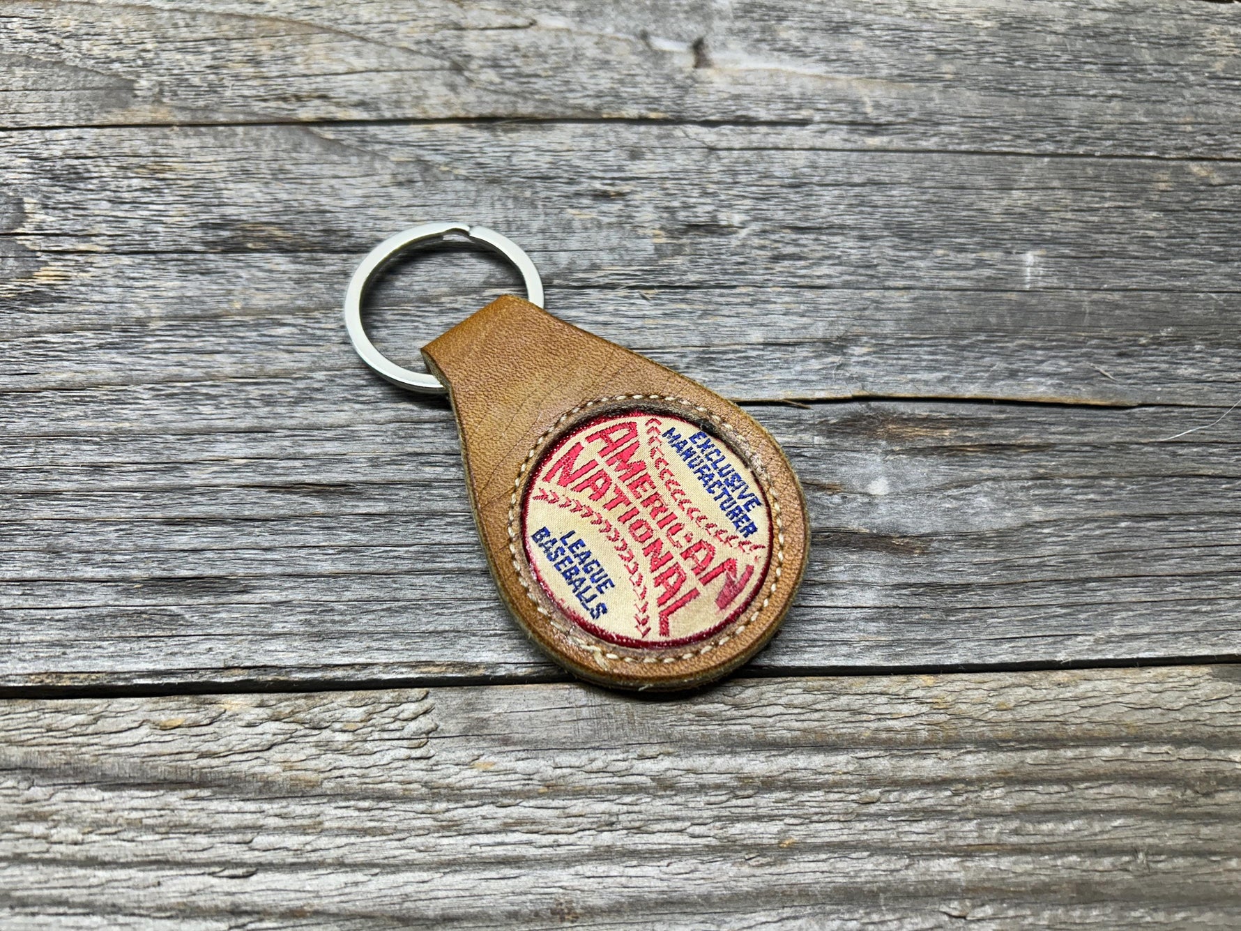 Vintage Spalding American / National League Baseball Glove Key Chain!