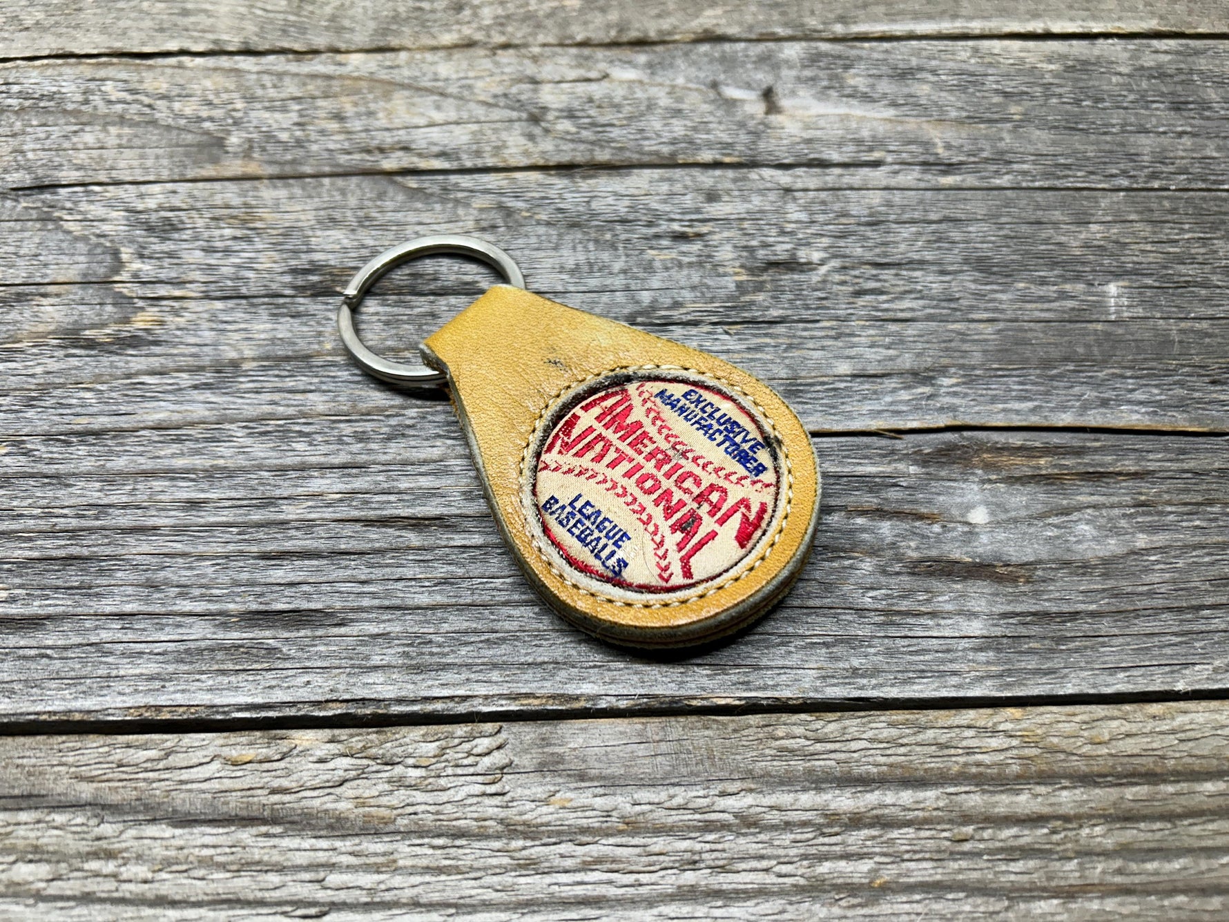 Vintage Spalding American / National League Baseball Glove Key Chain!