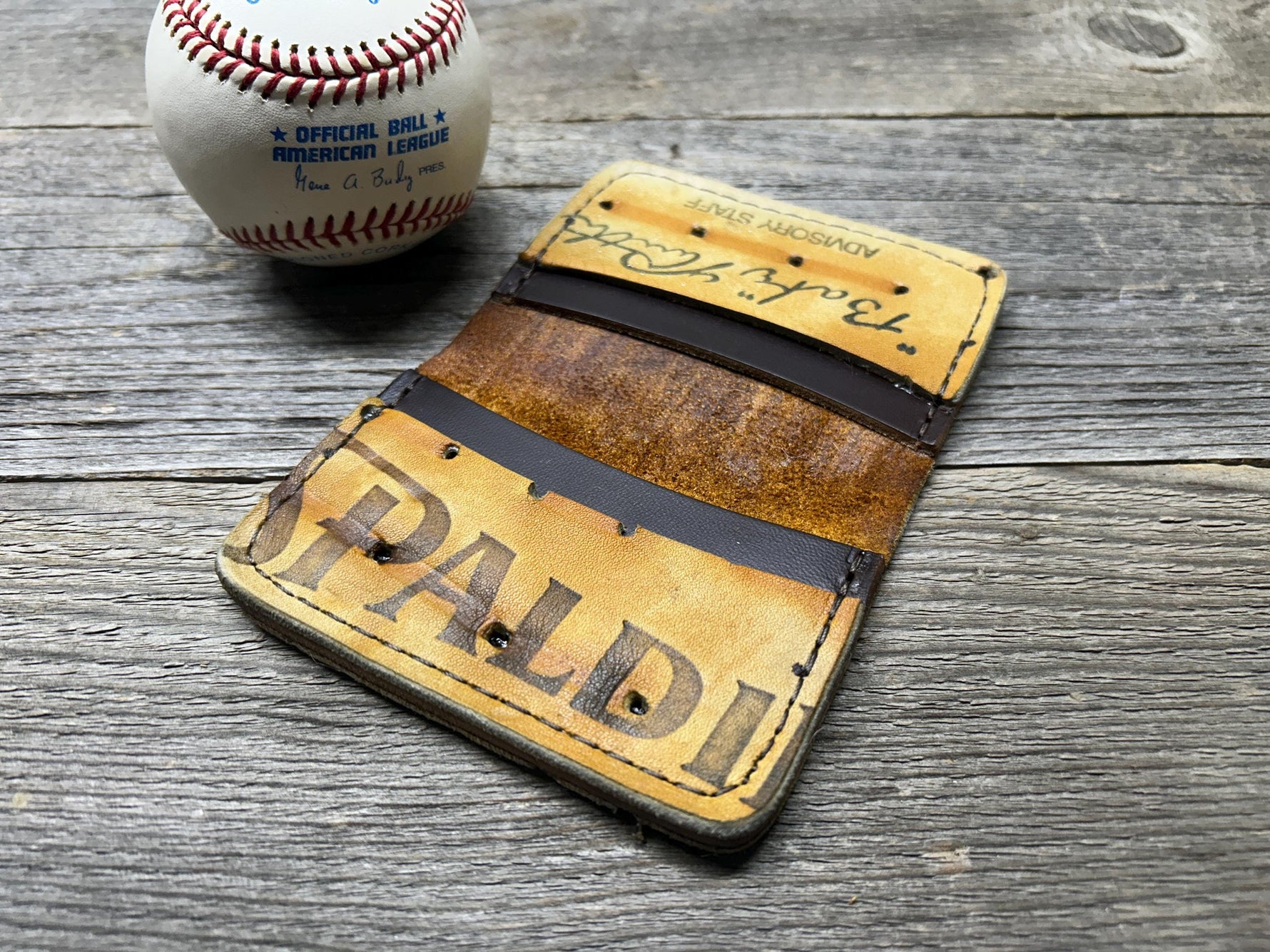 Vintage Spalding Babe Ruth Baseball Glove Wallet!!
