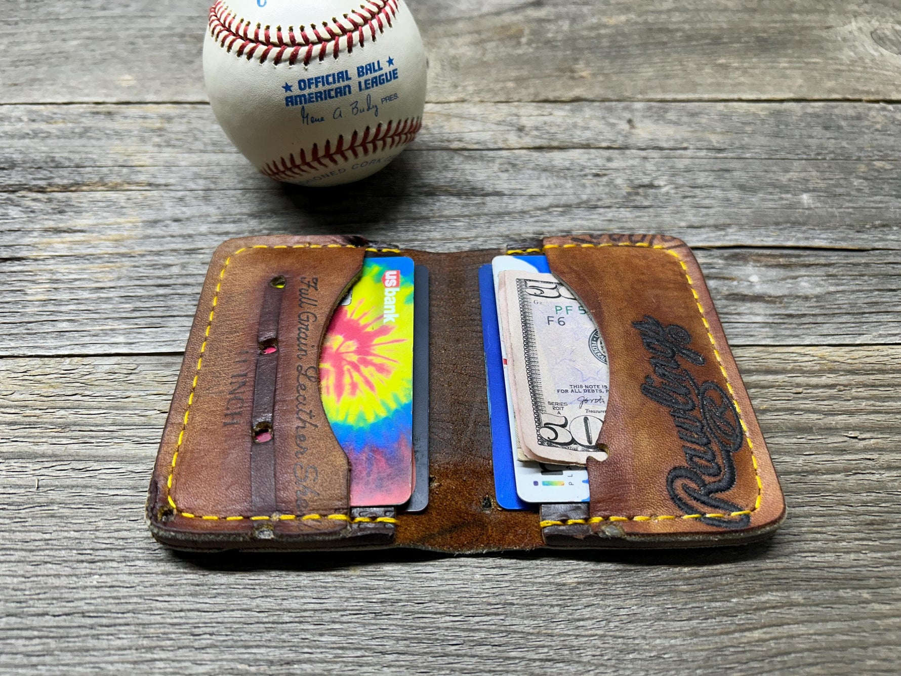 Vintage Rawlings Ken Griffey Jr Baseball Glove Wallet!