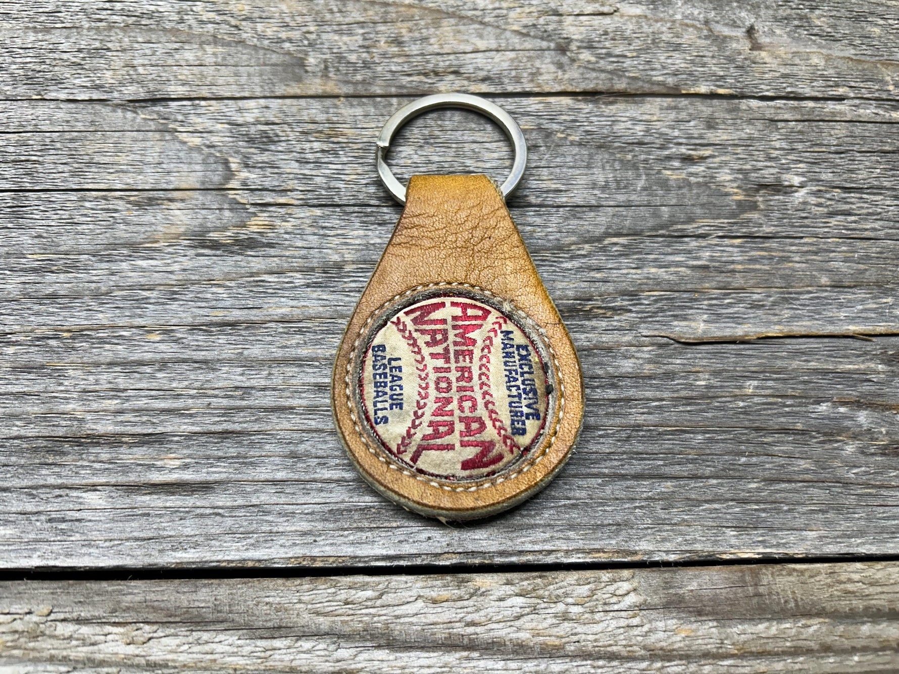 Vintage Spalding American / National League Baseball Glove Key Chain!
